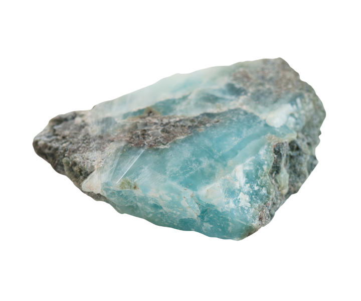 Larimar, pektolit kristall